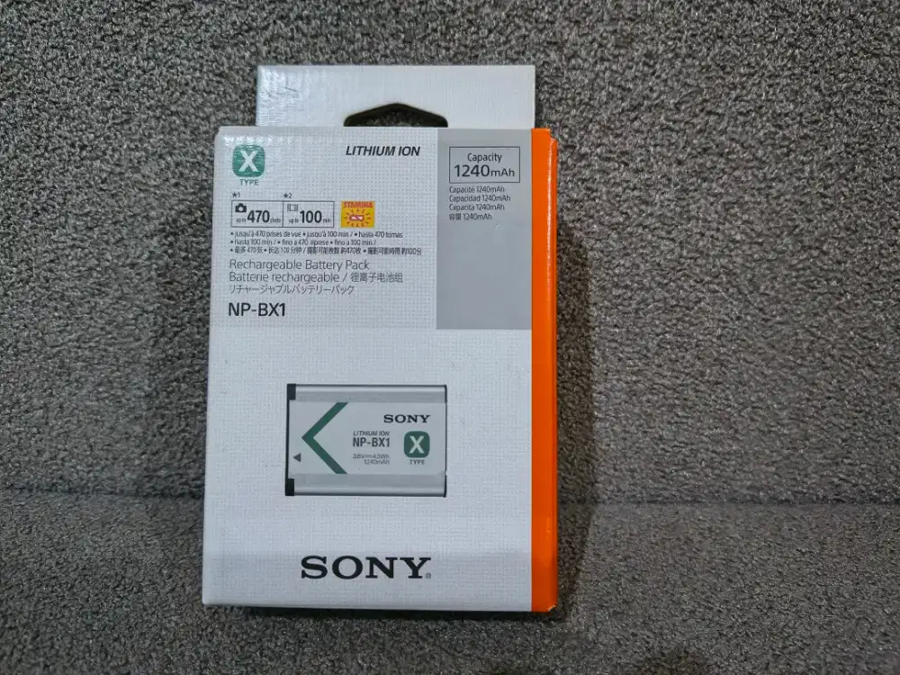 Baterai Batre Batere Sony Np Bx1 Ori Original for Zv1 Zv1f Rx100 Rx1