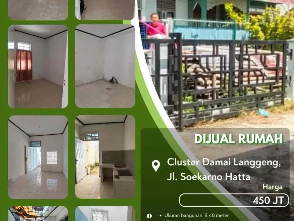 Dijual Rumah Daerah Soekarno Hatta Pekanbaru Kota Siap Huni!