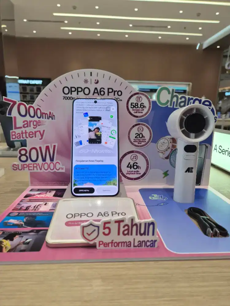 Pre Order Oppo A6 Pro Dapatkan promo Bunga Ringan mulai 0%