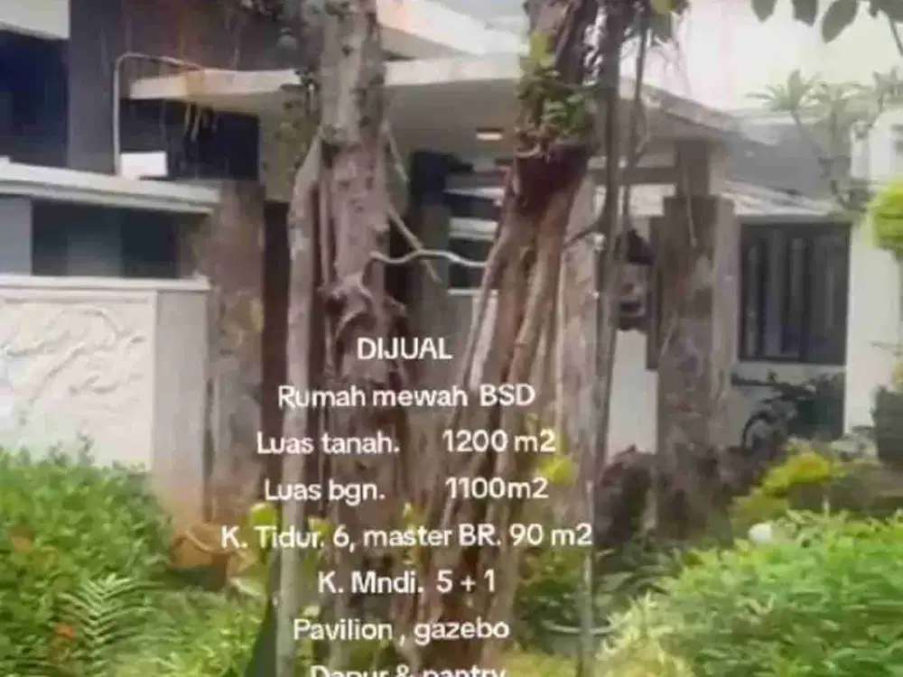 Dijual Rumah Mewah di Taman Giri Loka BSD City Tang Sel