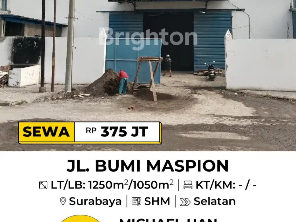 Gudang bumi maspion benowo romokalisari siaphuni bebas banjir Surabaya