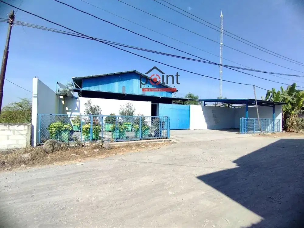 Kontrakan Gudang Strategis Kawasan Industri Dekat Solobaru