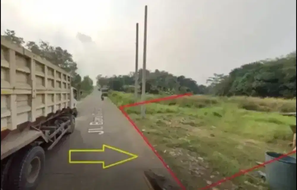 Jual tanah jalan utama leuwiliang cck pabrik