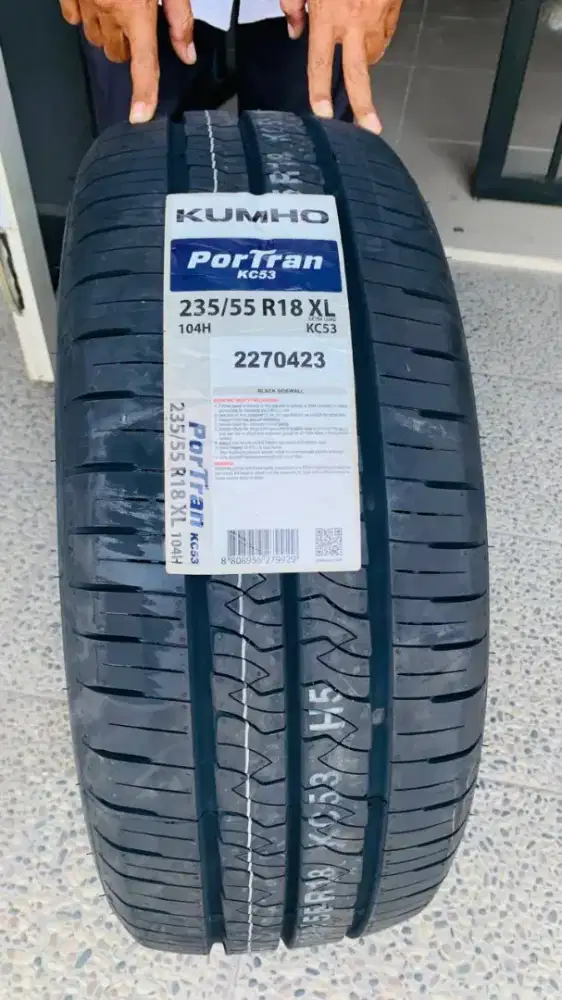 Ban R18 235/55 Potran KC53
KUMHO
Cocok buat pajero, fortuner, staria
