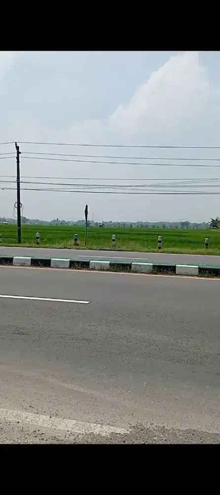 Tanah kering strategis pinggir jl Sragen solo