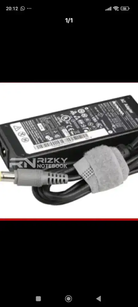 charger laptop lenovo ibm thinkpad original
