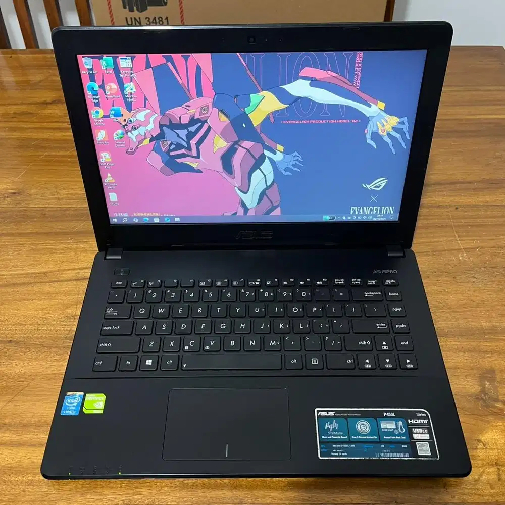 Asus pro p450ld i3 gem4 Nvidia 820m ram6 ssd256 win10