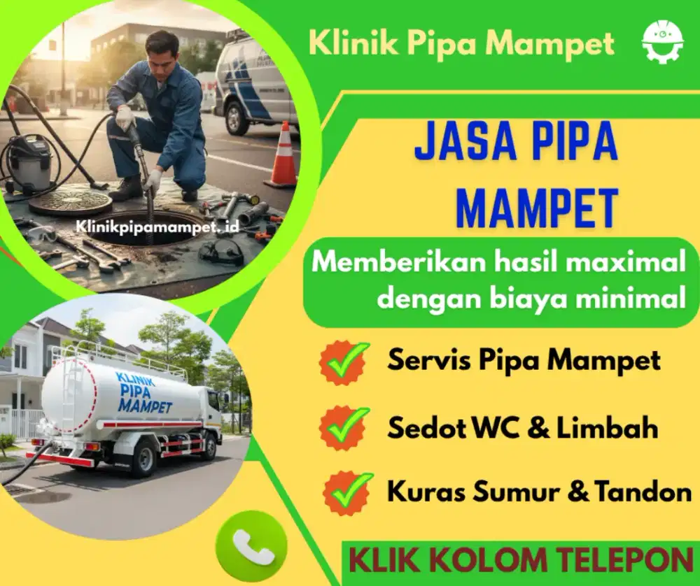 SEDOT WC SALURAN MAMPET SELOKAN BUNTU GOT KURAS SUMUR TANDON PIPA SBY