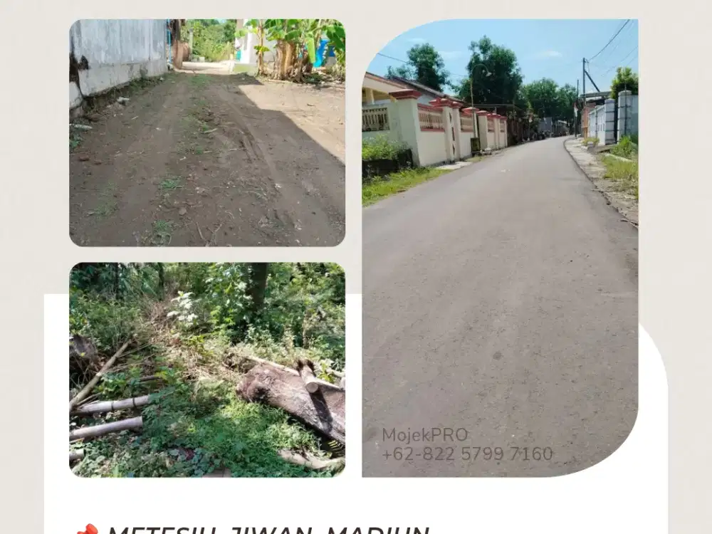 Tanah Murah Kawasan Metesih Jiwan Madiun