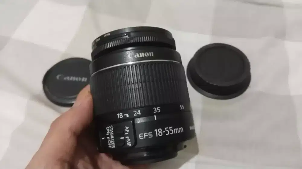 Lensa kit canon 18-55 is ii