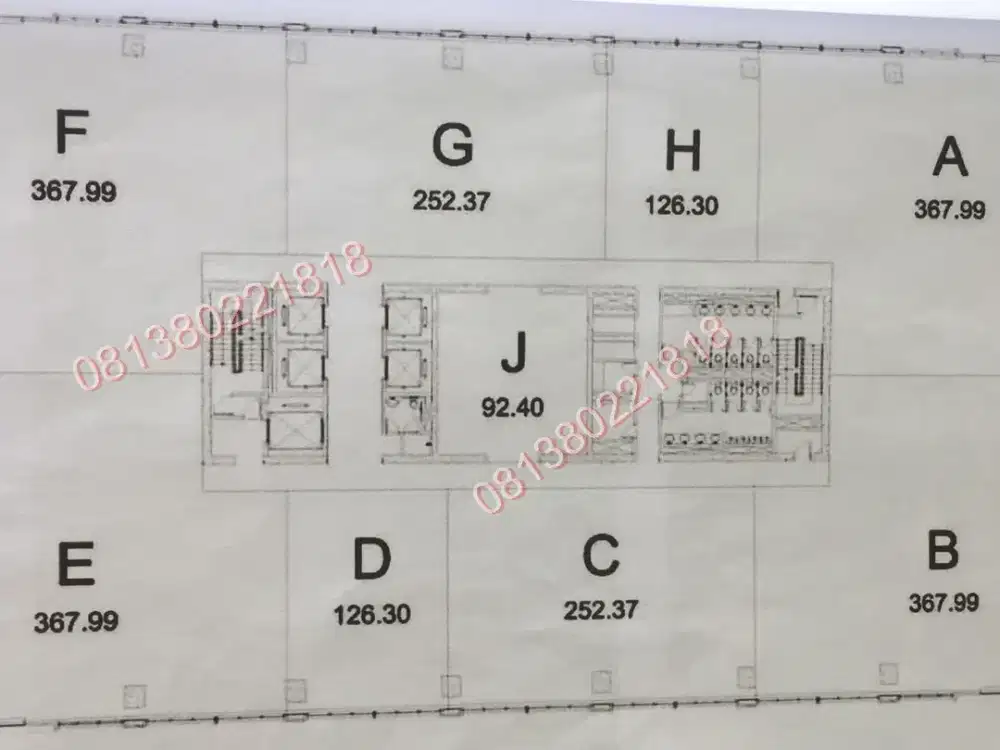 Jual Office Space di Plaza Oleos  Bare Condition