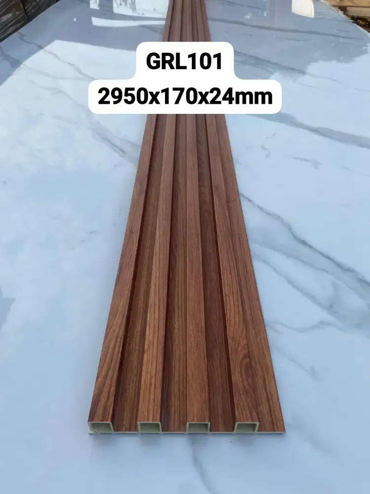 Wpk Dinding 290x17 Cm Wood Panel Wpc Indoor Serat Kayu