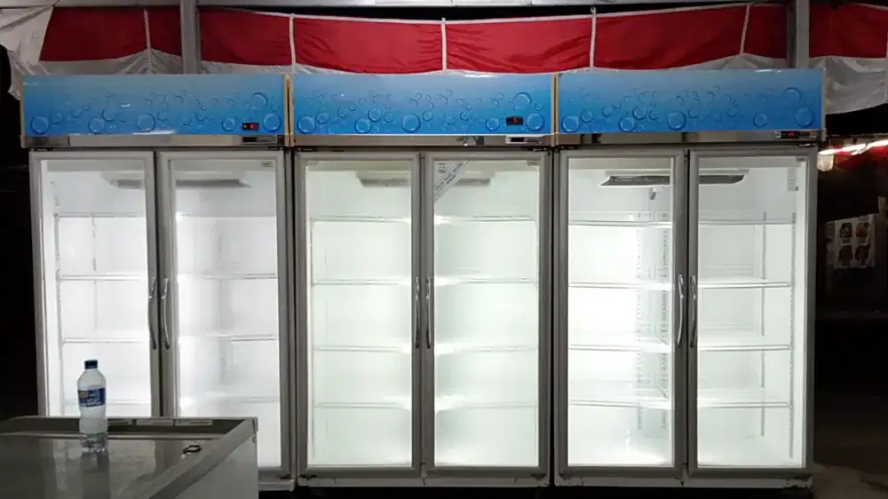 Jual showcase 2 pintu mrk DEKUL kapasitas 1300 L