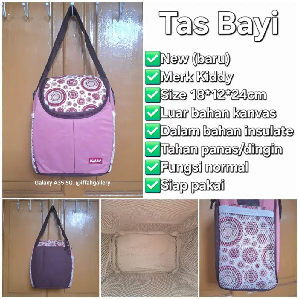 Tas Bayi Tas Botol ASI Tas Bekal Baru Normal Siap Pakai