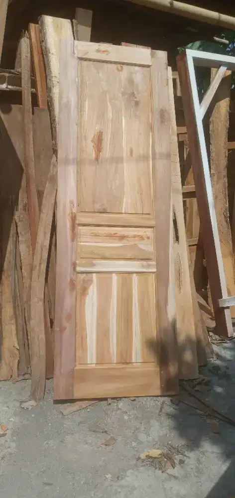 Pintu kayu jati,pintu minimalis,pintu kamar,pintu sleding