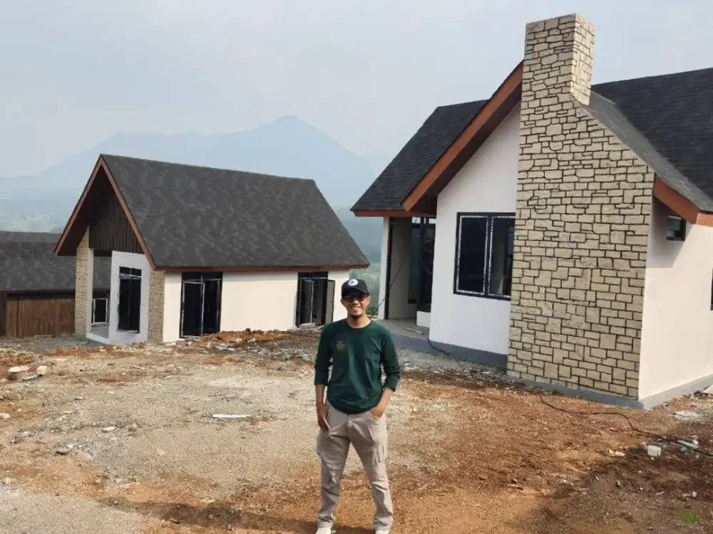 Dijual Tanah Kavling Siap Bangun Rumah/Villa SHM View Gunung Hanjawong Dekat Jakarta Hanya 90 Menit dari TOL Nagrak Kota Wisata Cibubur Cileungsi Bogor