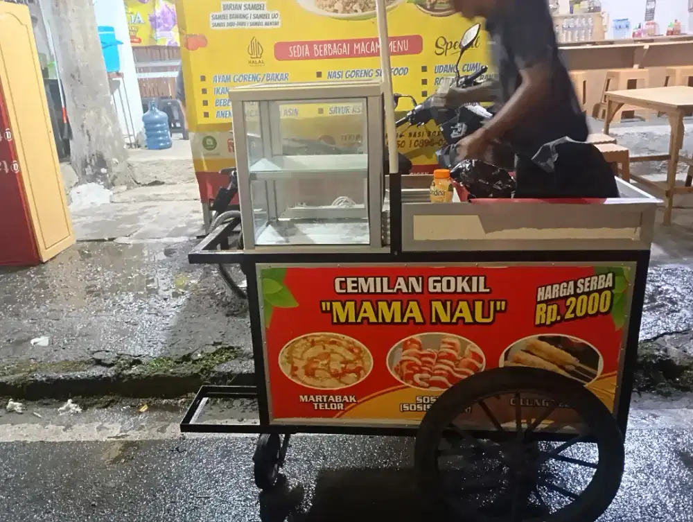 Dijual gerobak bekas