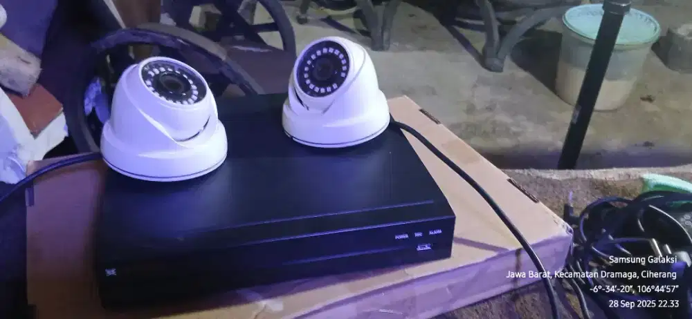 Cctv dvr dan dua camera