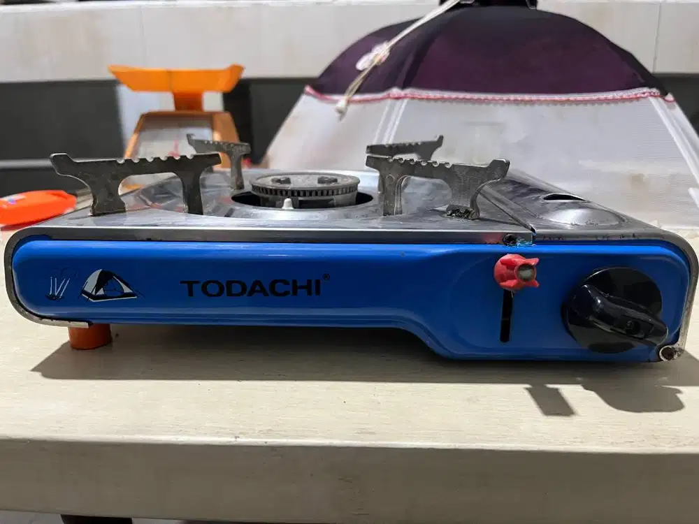 Kompor gas portable Todachi biru