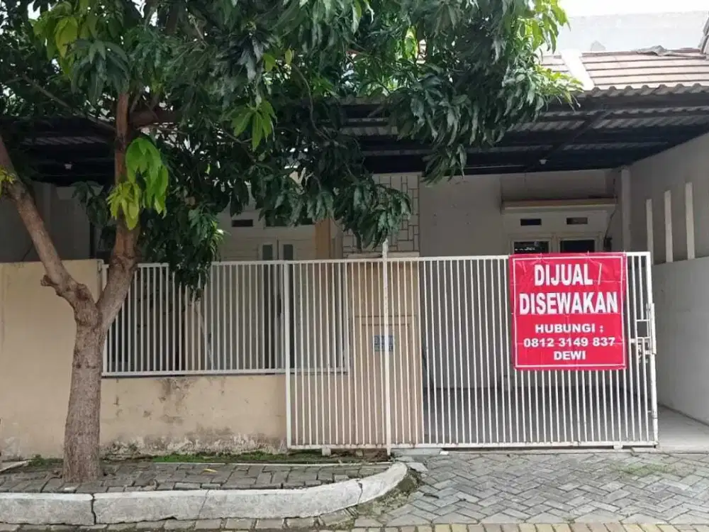 Disewakan rumah siap huni lingkungan nyaman Jaya Maspion, Sidoarjo