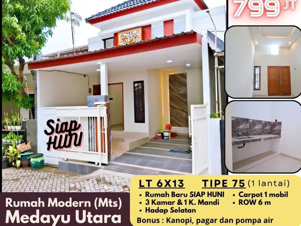 rumah siap huni, rumah medayu utara, rumah minimalis surabaya, rumah murah 1 lantai
