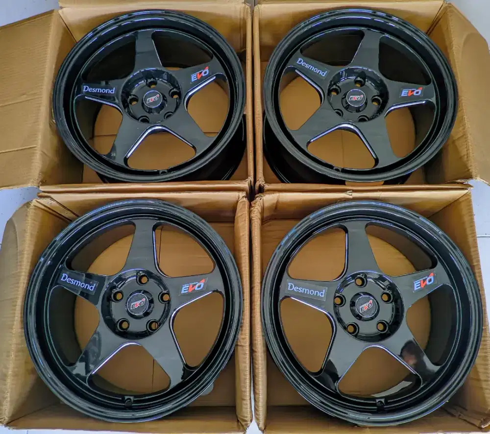 R17 Evo Regmaster New import Flow forming readi Dua warna polis+black