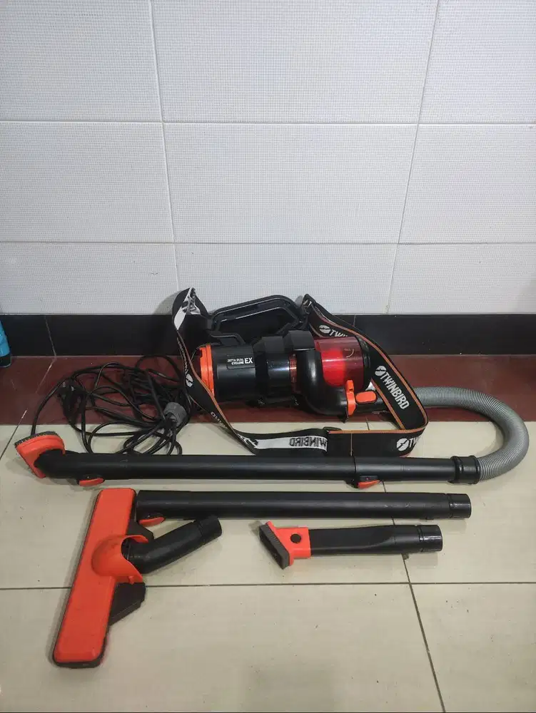 Twinbird ZETA Dual Cyclone EX Vacuum Cleaner, alat penghisap debu