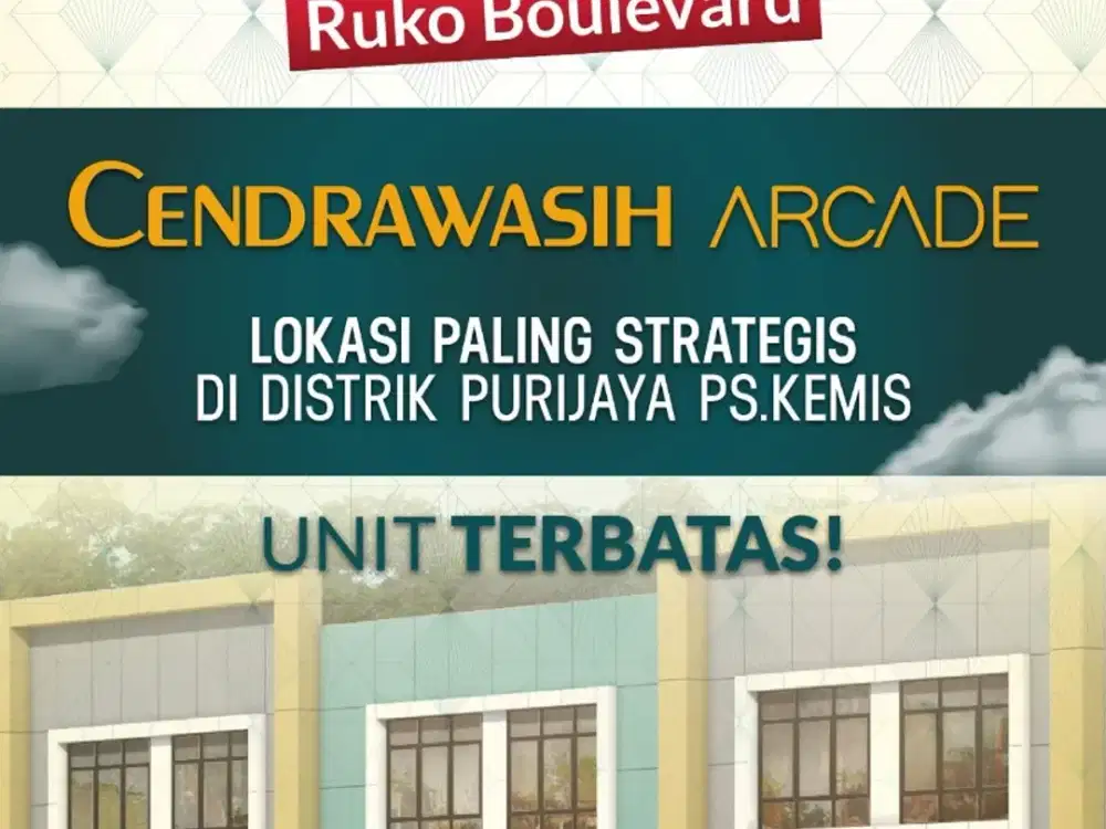 Ruko Cendrawasih Puri Jaya Strategis Rame di lingkungan Perumahan