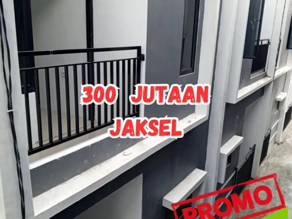 Jual rumah SHM di Jagakarsa 300 jutaan 2 lantai