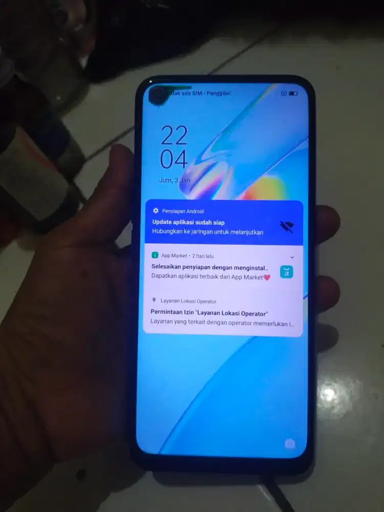 Oppo  A54   4/64   minus ada tompel hitam kecil di layar aman