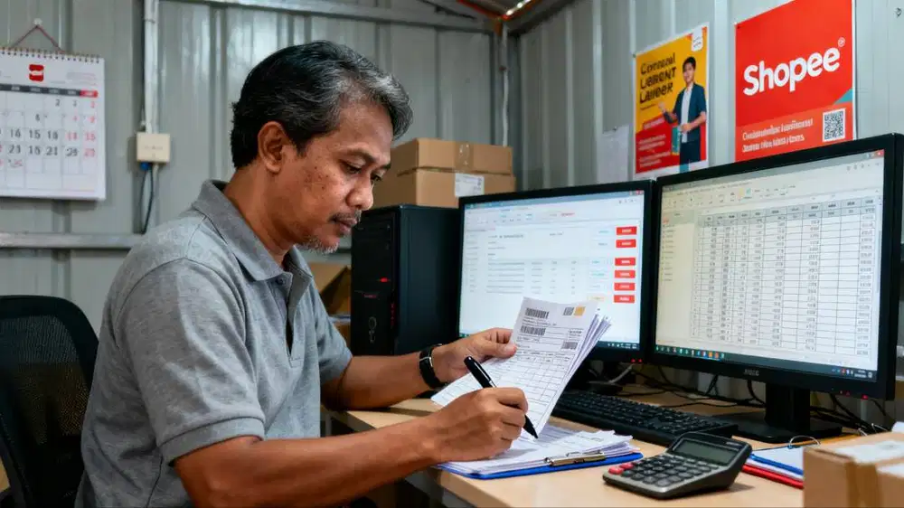 Dekat dengan Stasiun Pasar Senen.Pemeriksa Pesanan Shopee