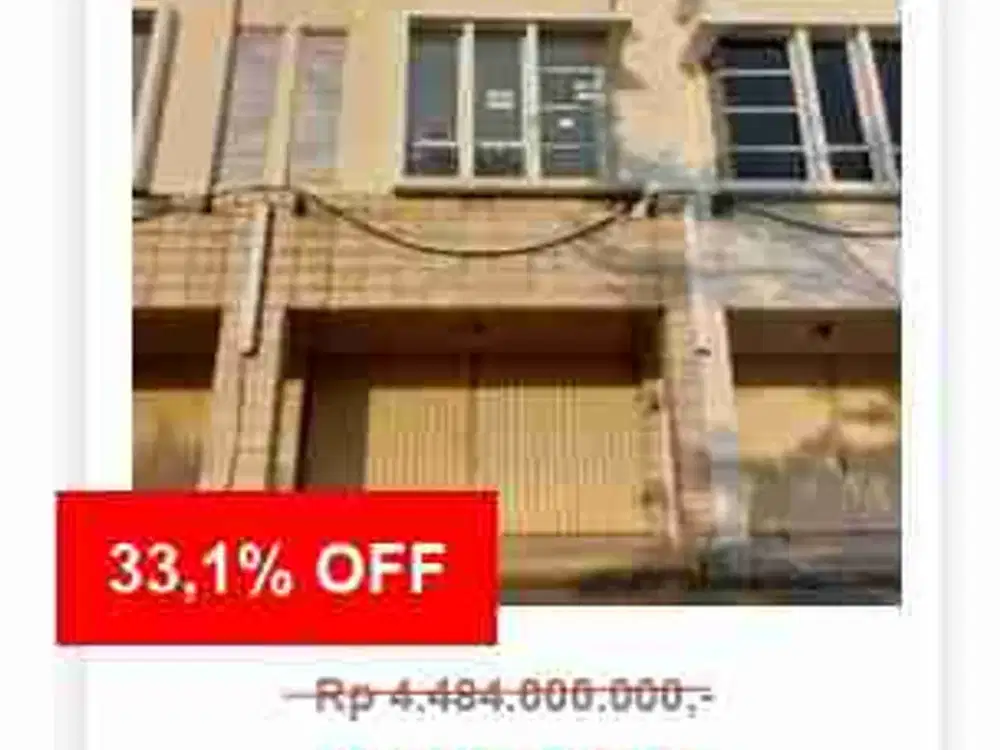 Jual Ruko Murah  Asera Harapan Indah harga Bawah Pasar Stock terbatas Unit Baru 4 Lantai