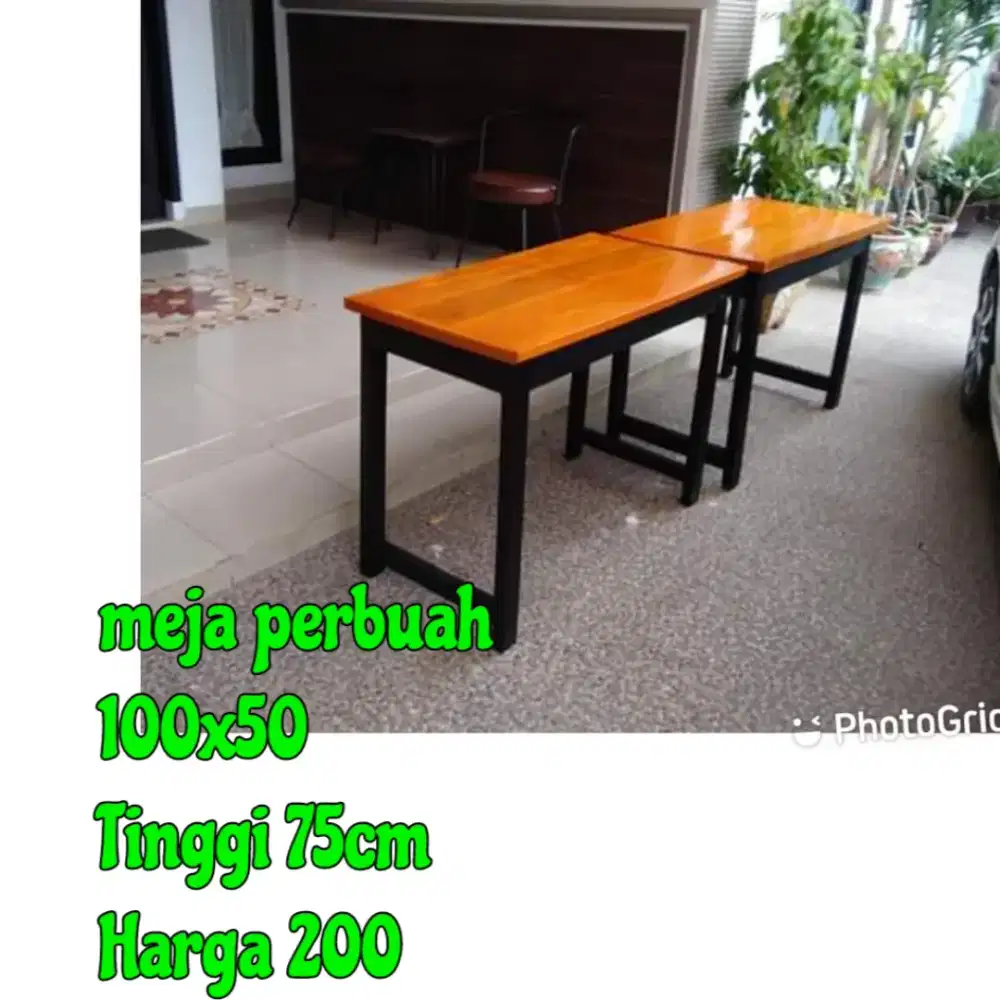 Meja belajar, meja komputer laptop, meja makan, meja dapur kompor