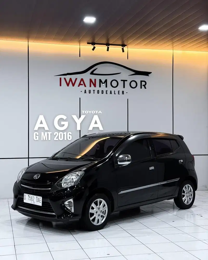 Pajak Baru! Toyota Agya G MT Tahun 2016
