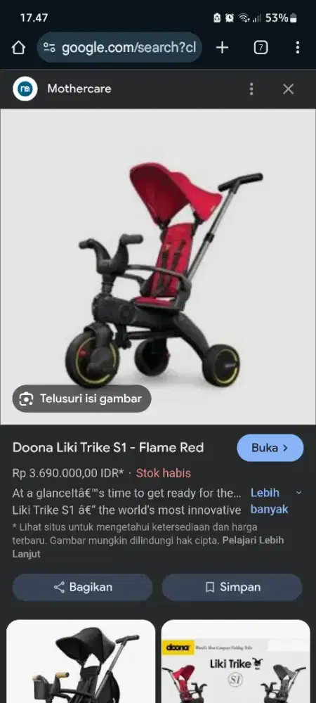 Stroler anak laki perempuan