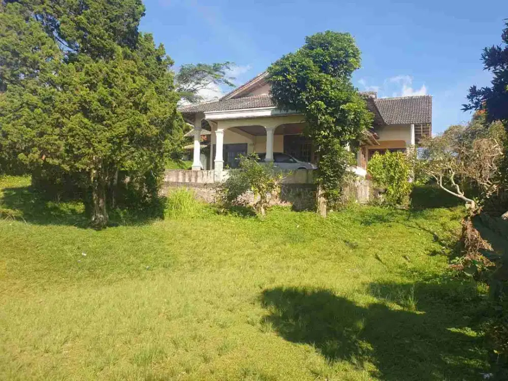 Villa Di Cipanas Puncak View Gunung Asri Udara Sejuk Halaman Luas