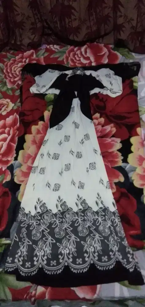 Jual Set Halter Neck Dress + Rompi Wanita