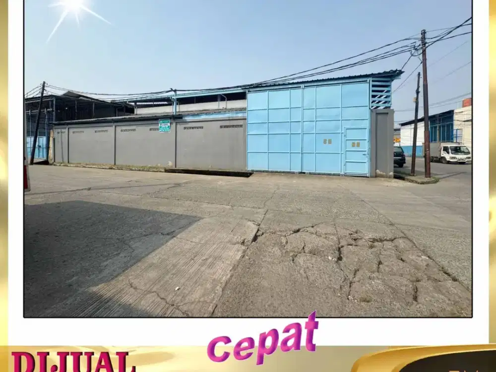 DIJUAL CEPAT DAN MURAH GUDANG HOOK DI PERGUDANGAN NUSA INDAH TANGERANG BANTEN