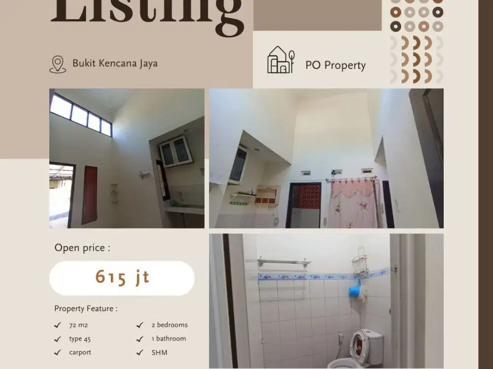 Rumah Minimalis Siap Huni Bukit Kencana Jaya Meteseh tembalang