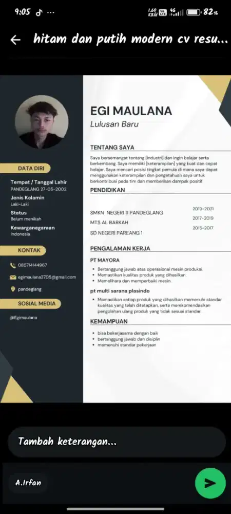 info Lokernya buat daerah jakarta barat