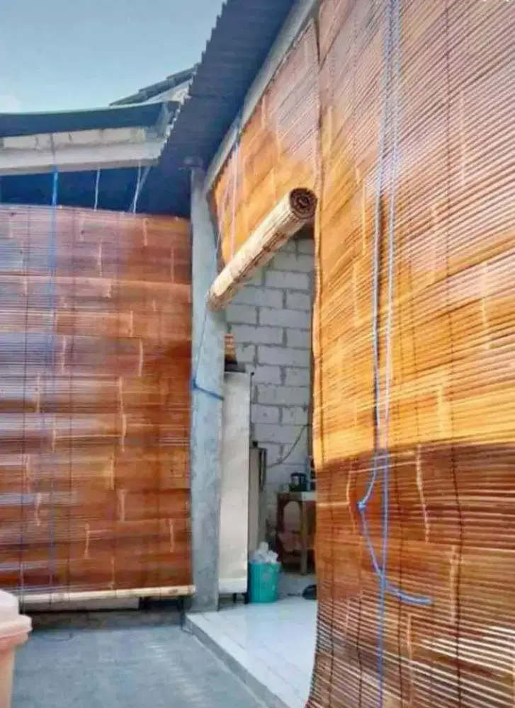 tirai bambu wulung hitam