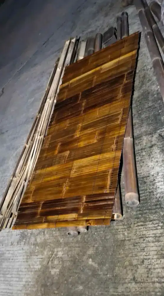 tirai bambu kerei wulung hitam