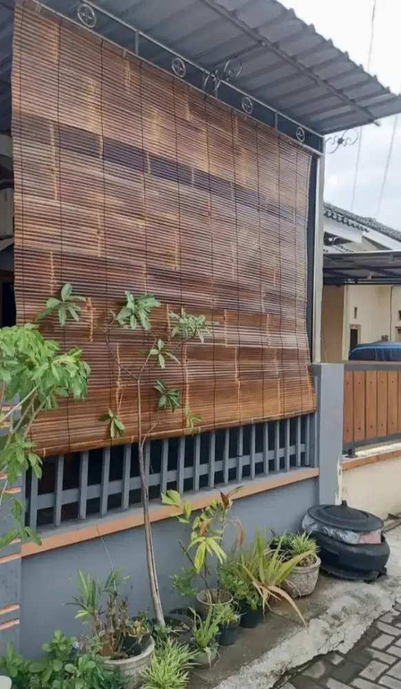 tirai bambu wulung hitam