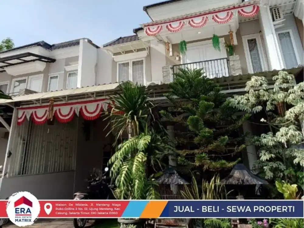 jual rumah cantik semi furnish bebas banjir dan lokasi strategis di Telaga Bening Residence