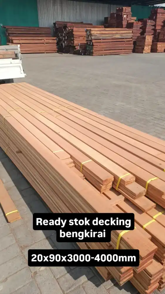 Decking kayu bengkirai