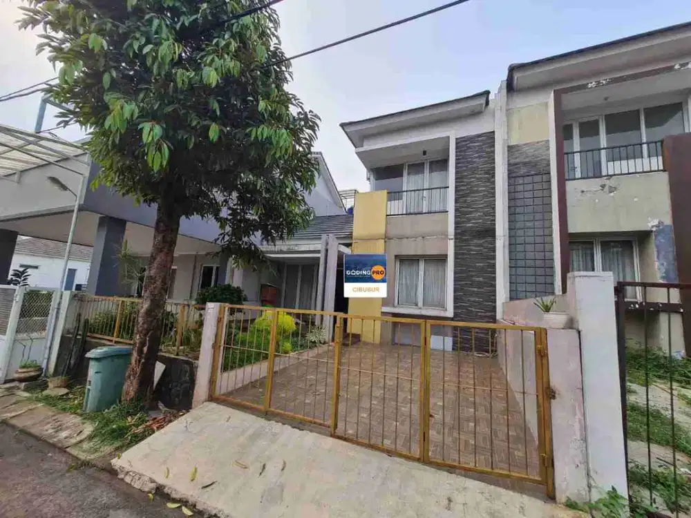 Di jual rumah modern minimalis siap huni  di bukit golf riverside cibubur