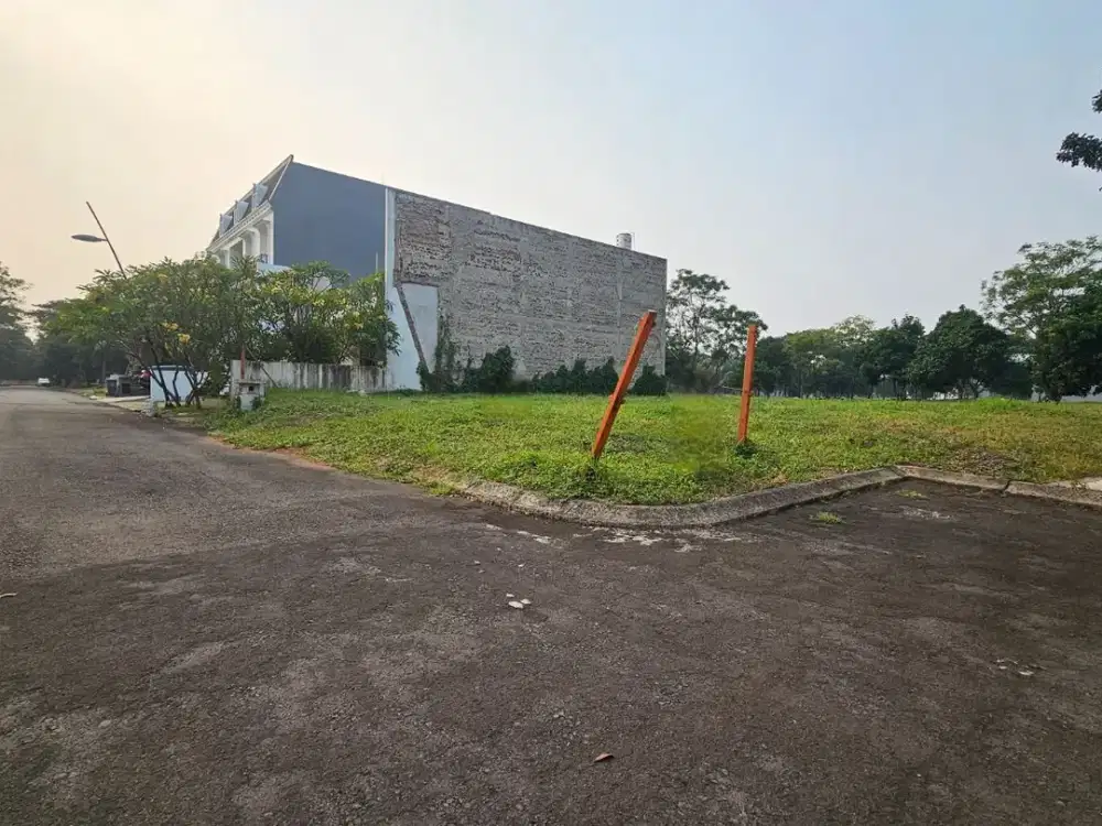 Tanah Kavling Hoek Emerald Cove Summarecon Serpong Siap Bangun