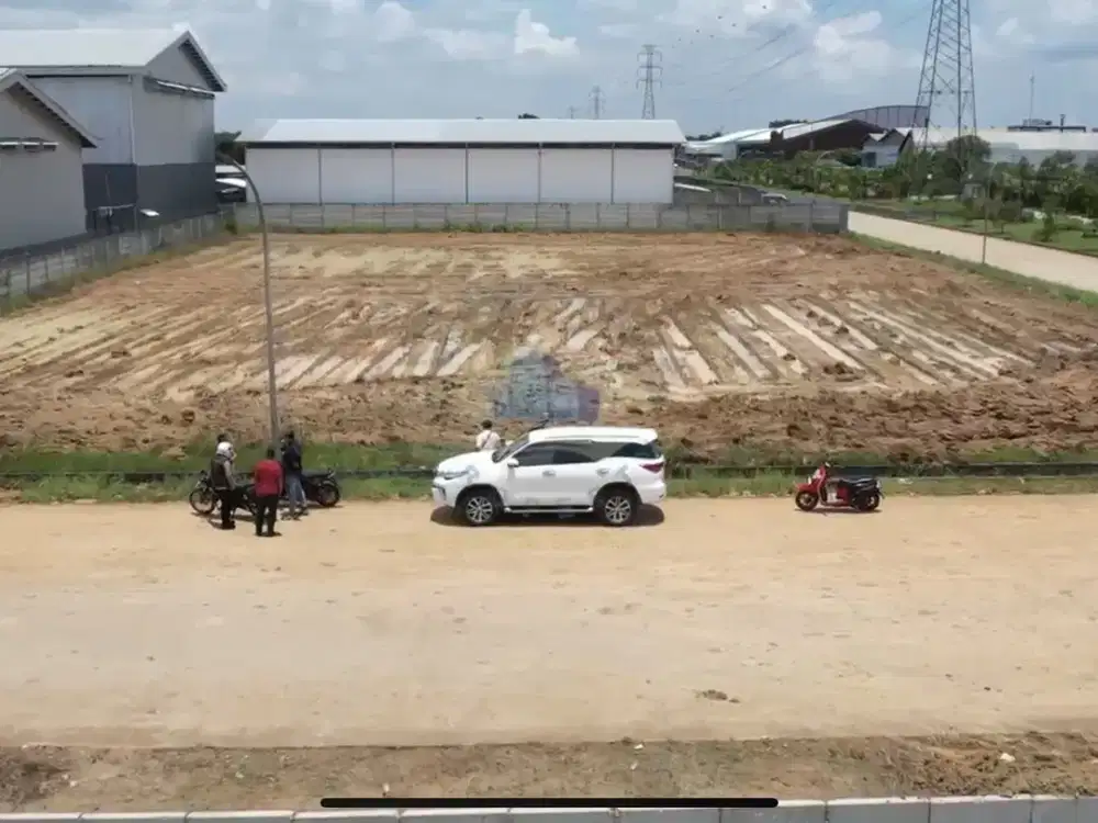 Di jual Tanah kavling  zona industri di legok Tangerang