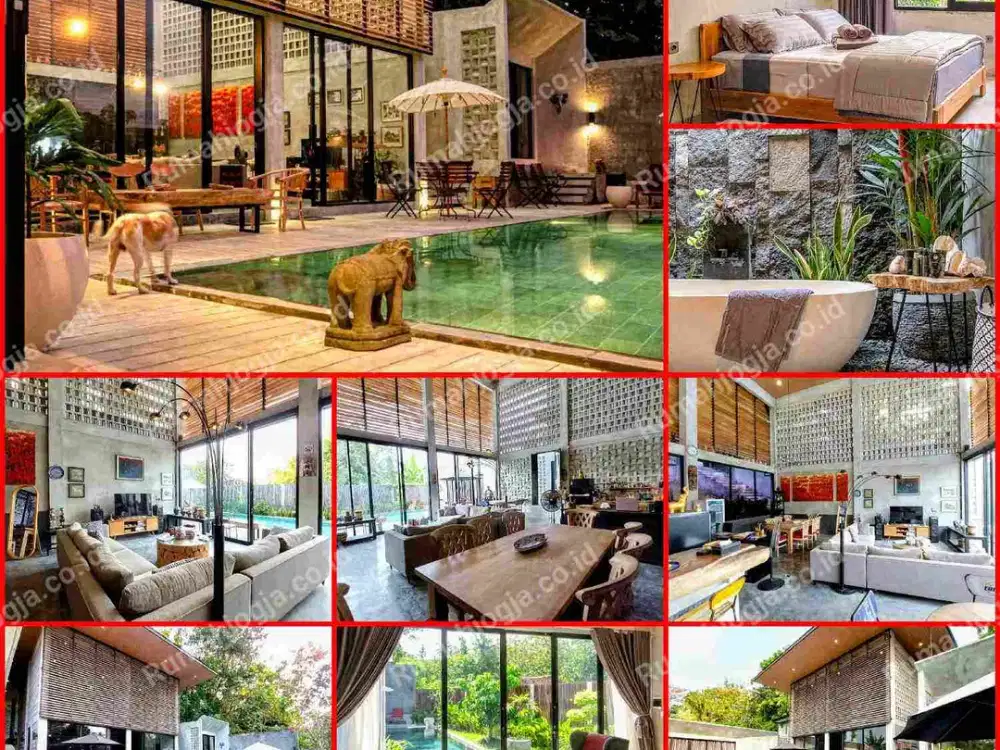 rumah estesik sangat nyaman dan asri bangunjiwo kasihan