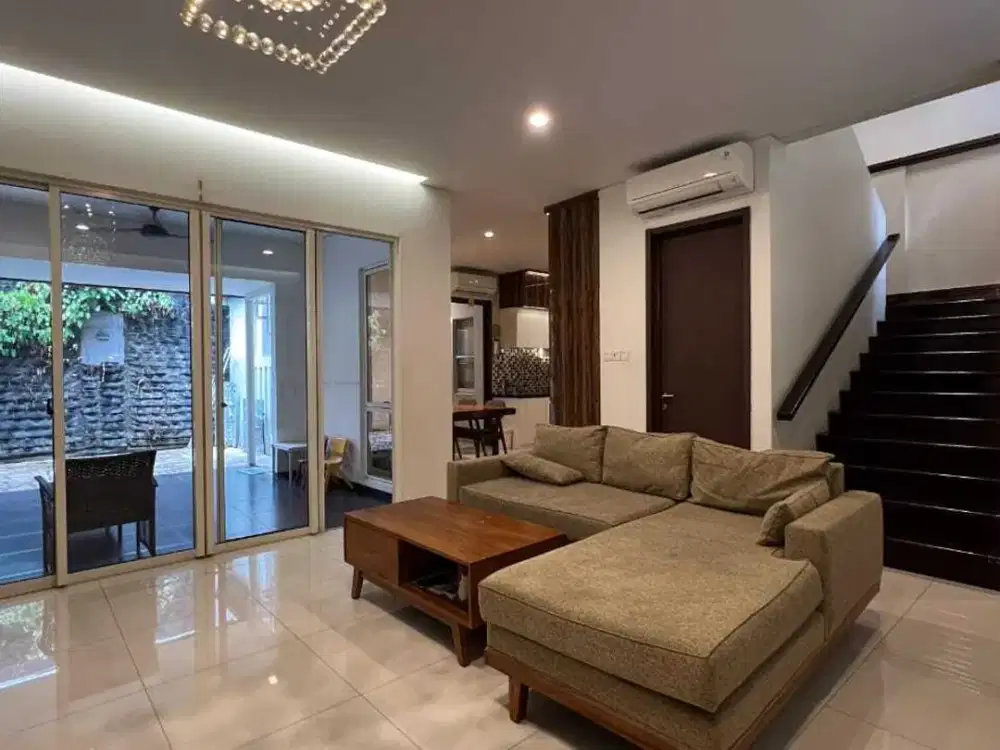 TURUN HARGA TOWNHOUSE SERENIA HILLS FURNISHED DI LEBAK BULUS